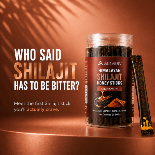 Aurvaay Shilajit Honey Cinnamon Sticks