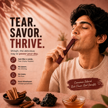 Aurvaay Shilajit Honey Cinnamon Sticks